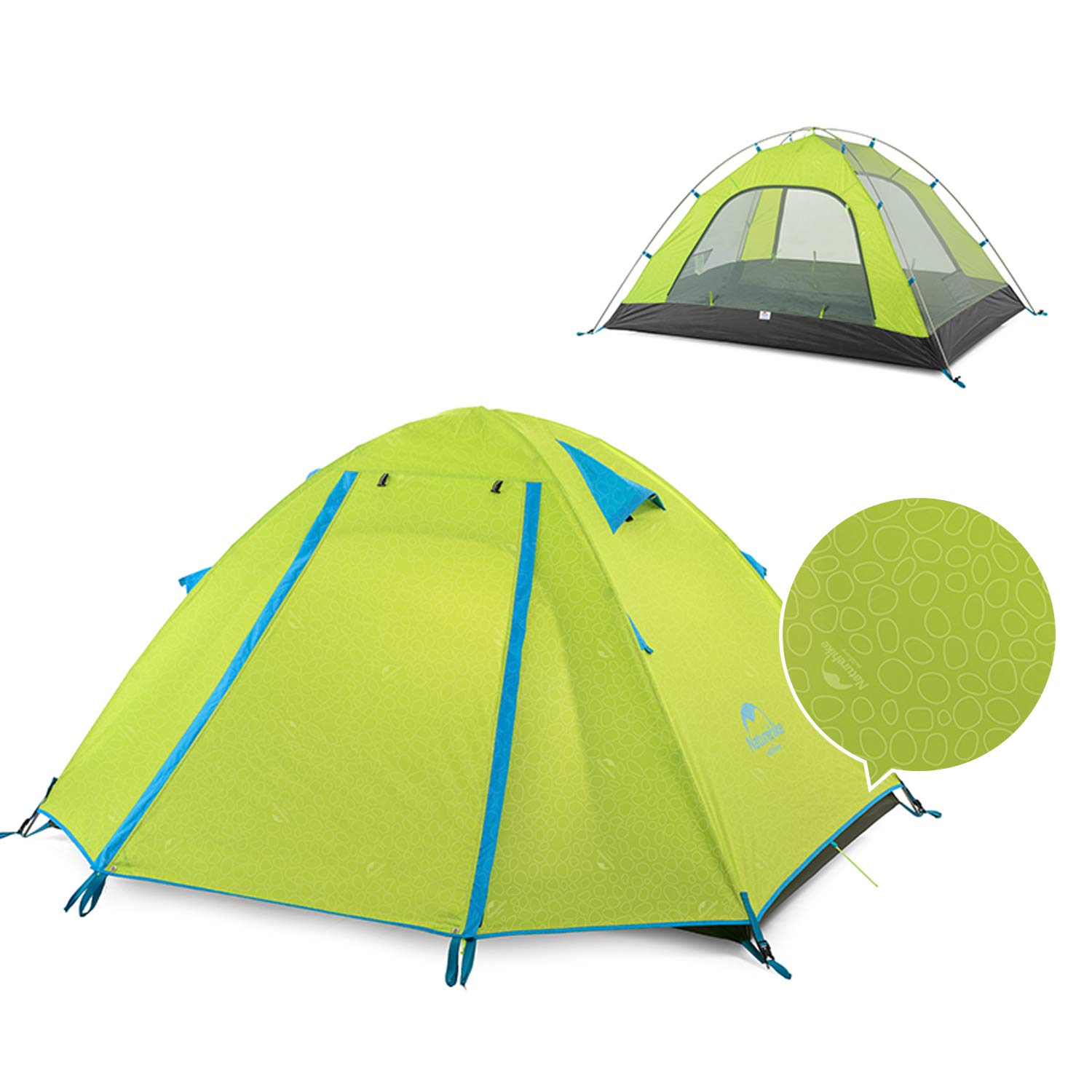 Amazon | Naturehike テント 2人用 UPF50+ uvカット アルミポール 前室